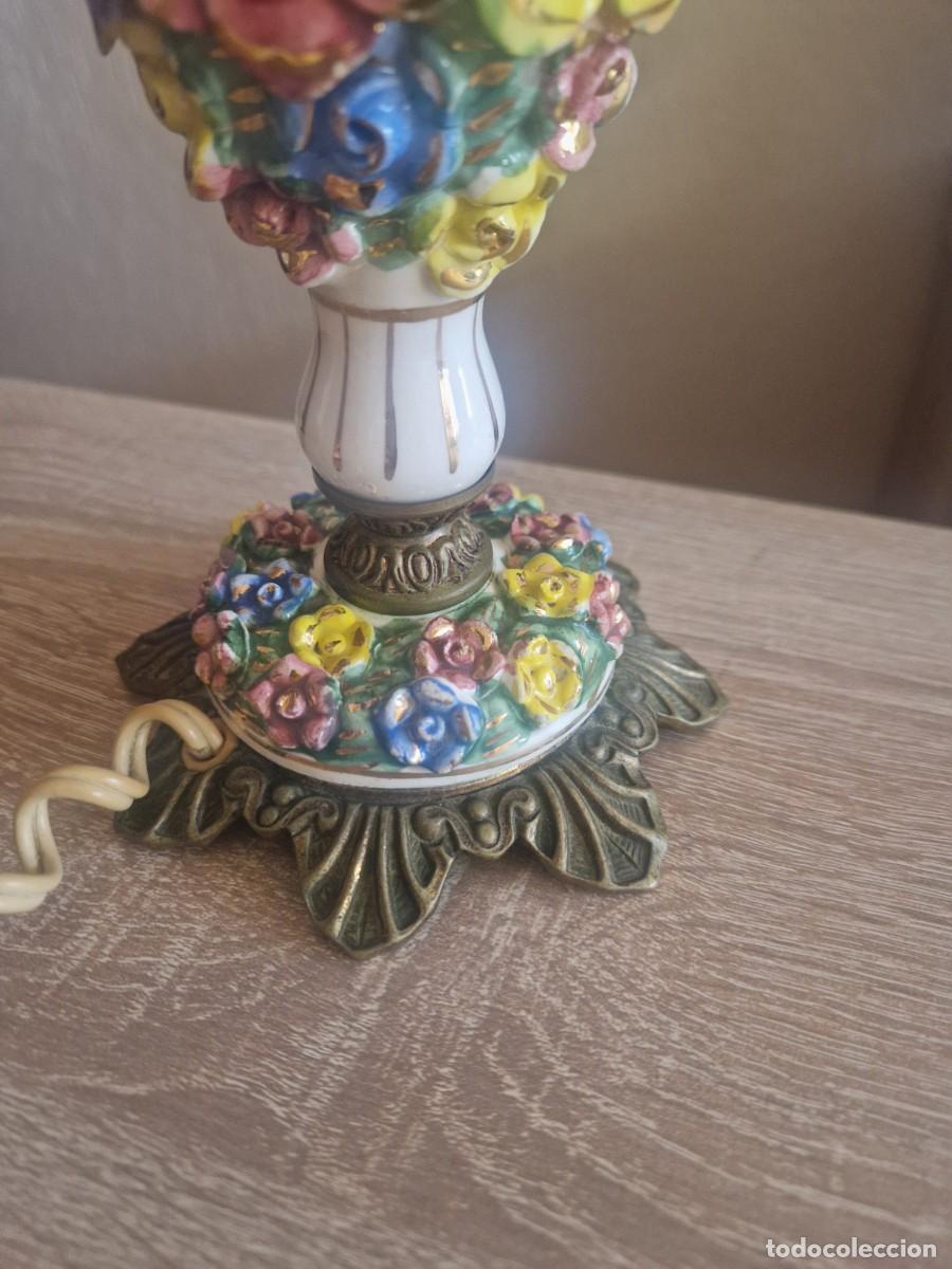 Vintage: L&aacute;mparas de porcelana Capodimonte / Manises - Foto 10
