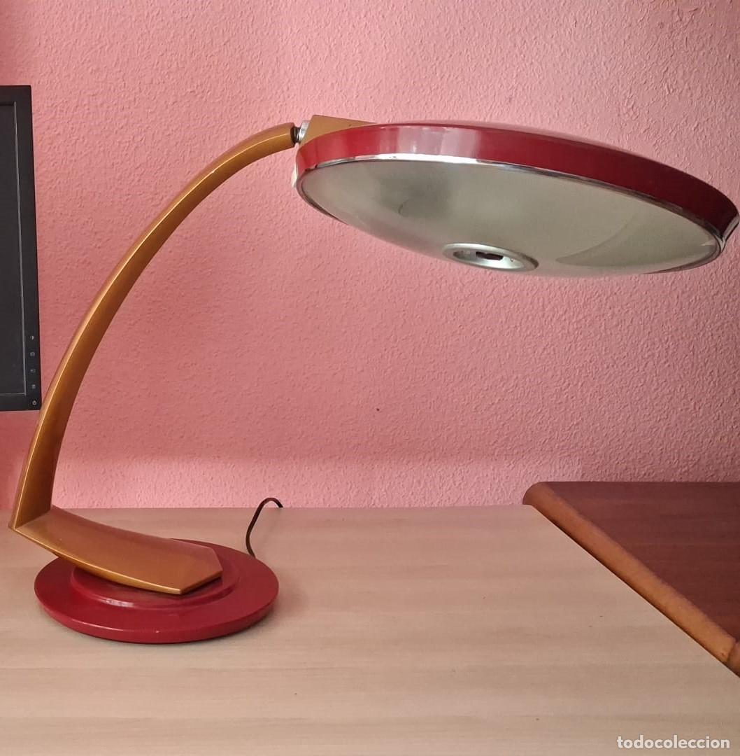 Vintage: Lampara de escritorio vintage modelo Boomerang 2000
