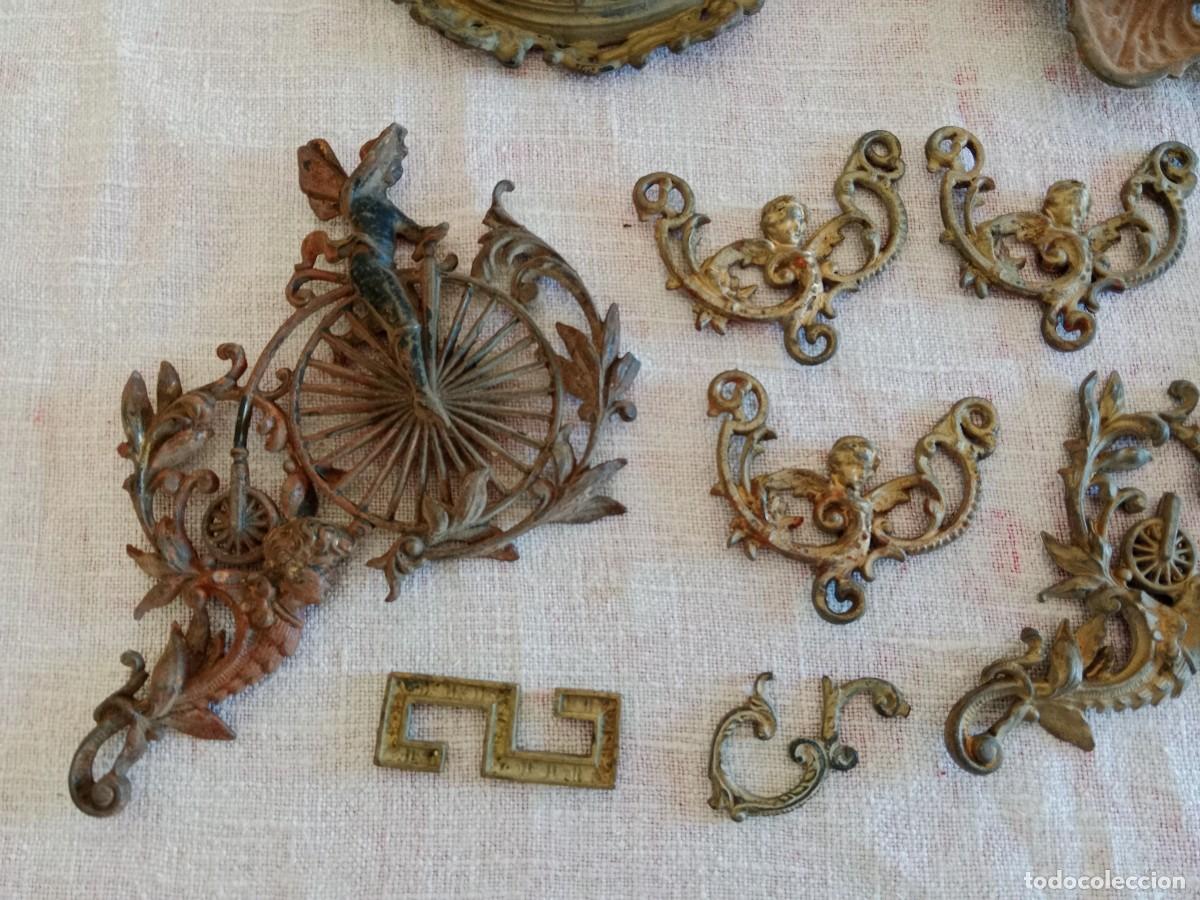Vintage: Lampara antigua de bronce - Foto 4