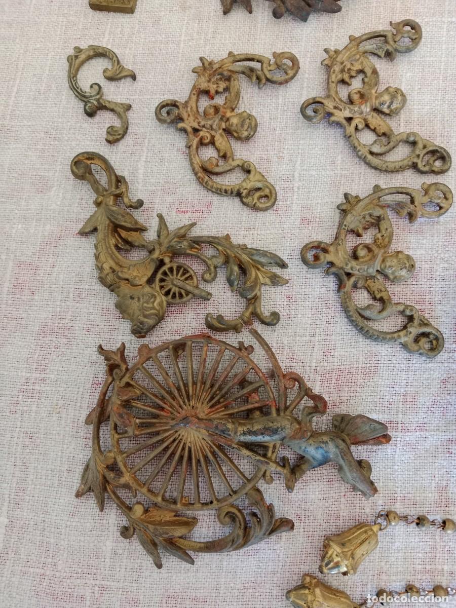 Vintage: Lampara antigua de bronce - Foto 6