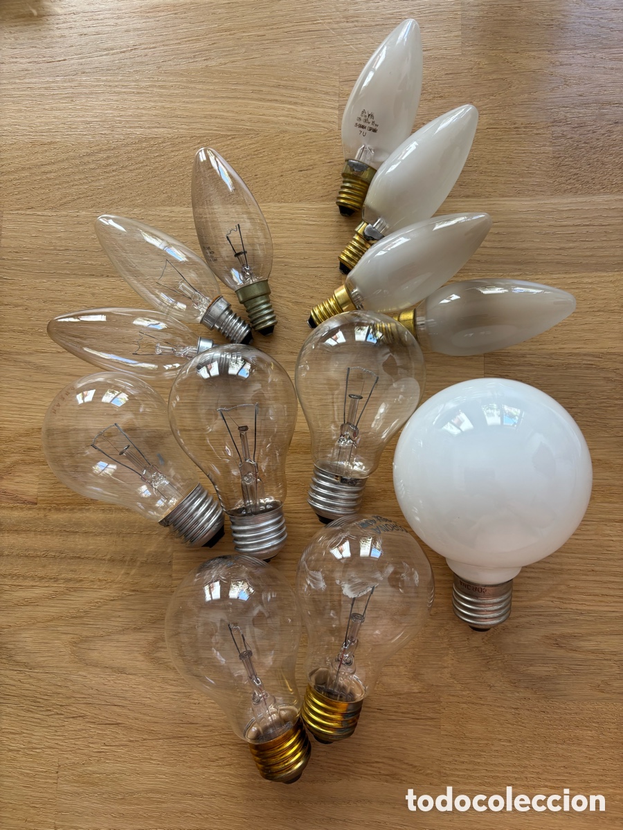 Vintage: Lote bombillas 125-130V