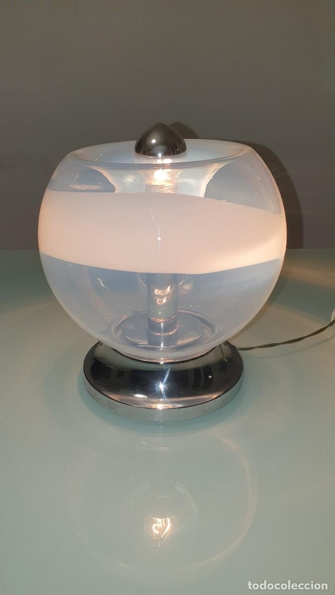 Vintage: Lampada vintage in vetro iridescente di Murano di C.Nason, Italia, anni '70