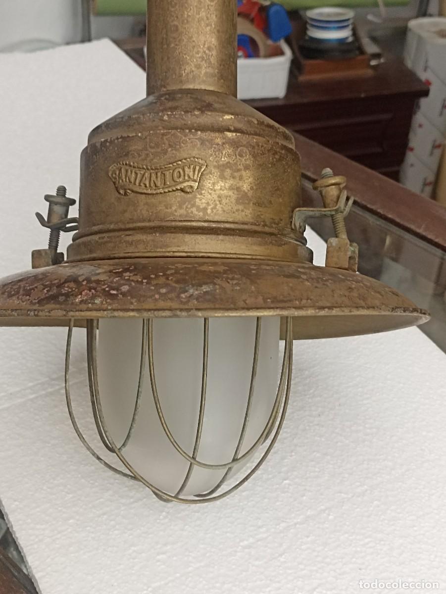 Vintage: L&aacute;mpara de techo estilo na&uacute;tico. SAN ANTONI.