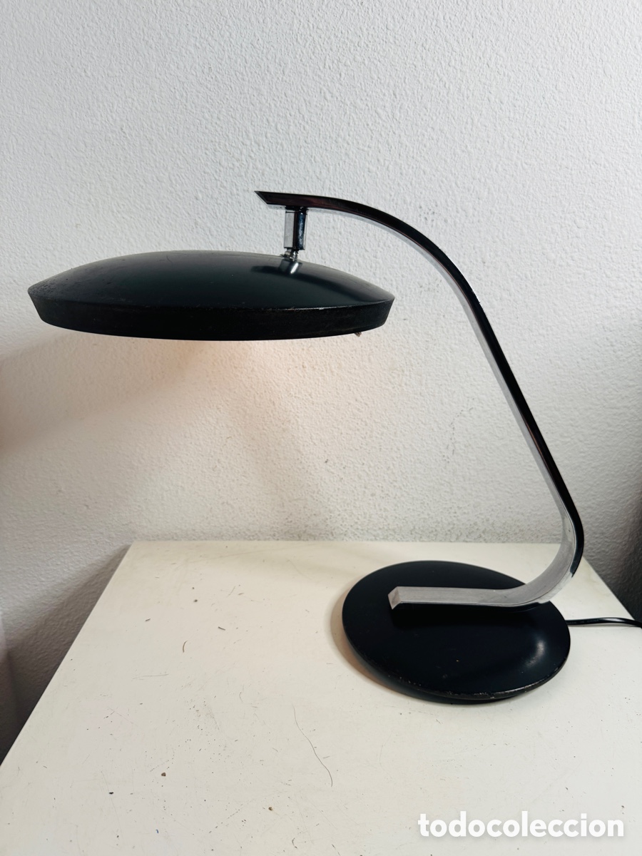 Vintage: Fase L&aacute;mpara de Escritorio Para Restaurar Incompleta