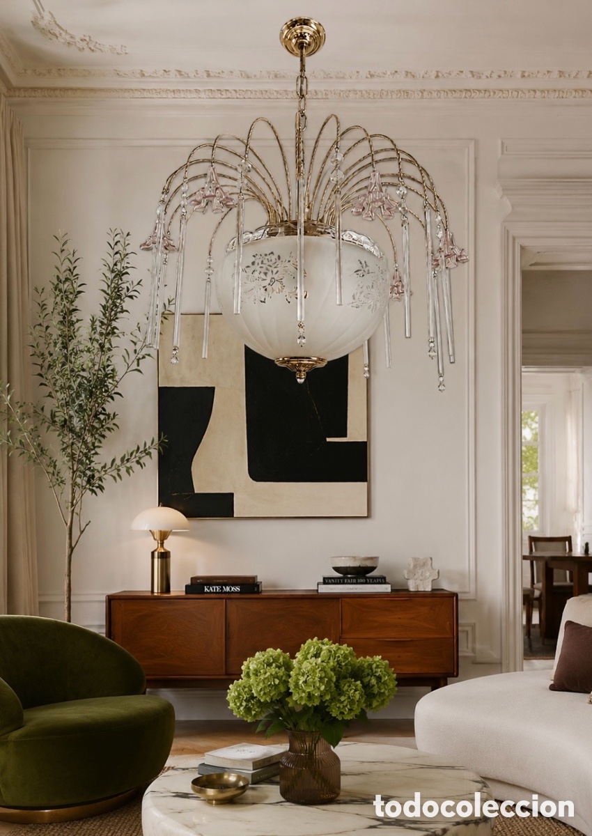 Vintage: Chandelier vintage cristal - Foto 7