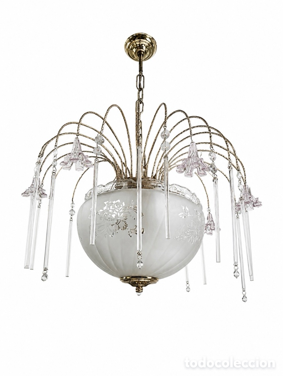 Vintage: Chandelier vintage cristal - Foto 11