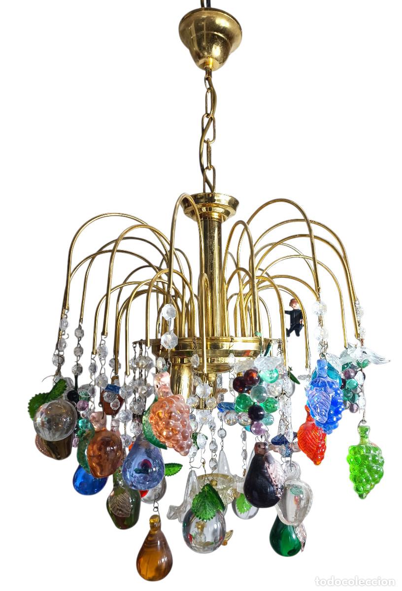 Vintage: Lampara VIP frutas murano cascada VEnini - Foto 4