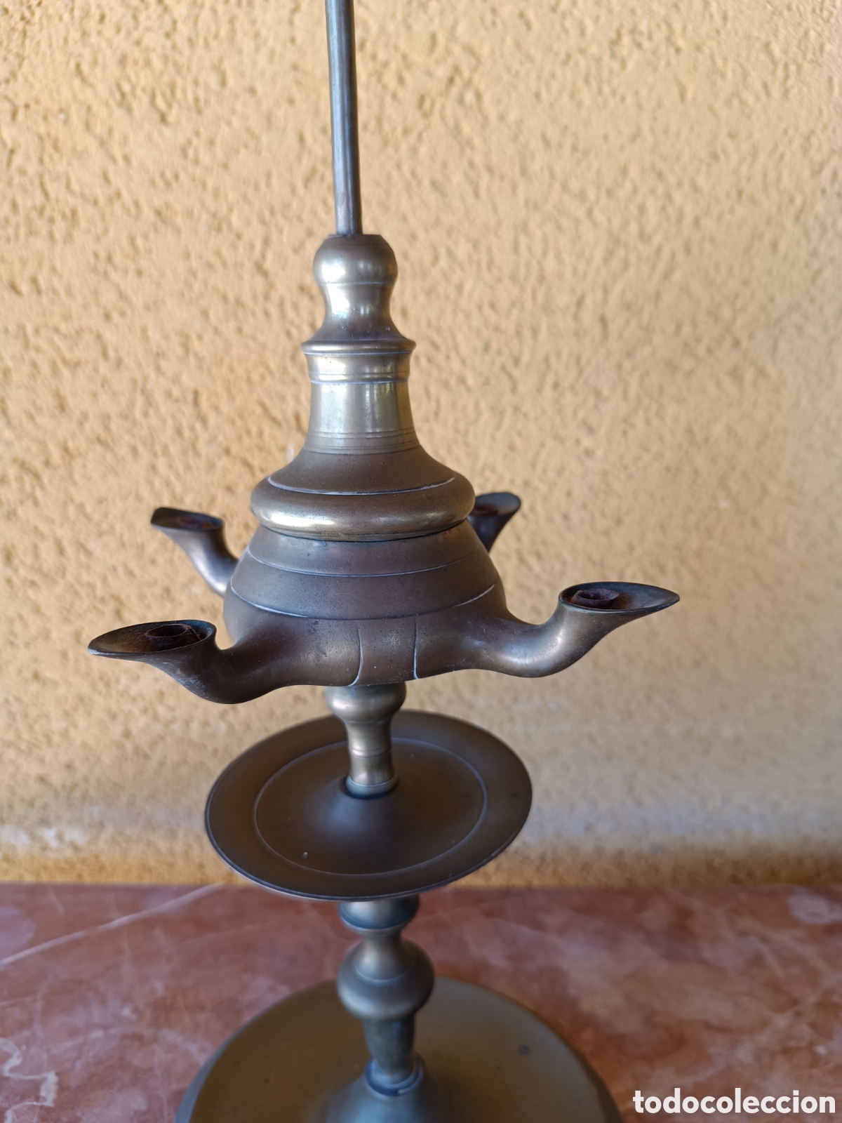 Vintage: Lampara antigua de aceite - Foto 5