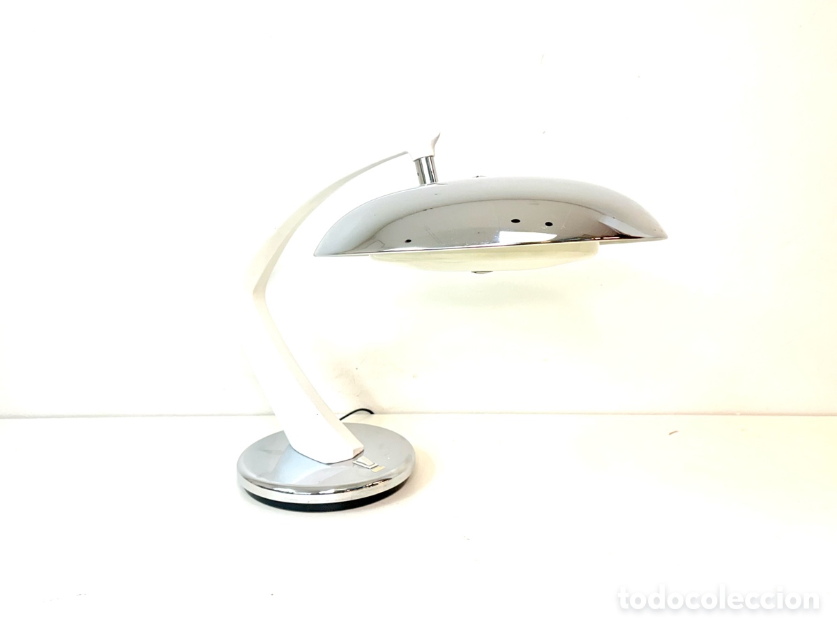 Vintage: L&aacute;mpara Fase Boomerang 64 by Luis P&eacute;rez de la Oliva Espa&ntilde;a 1960&rsquo;s serie limitada cromada