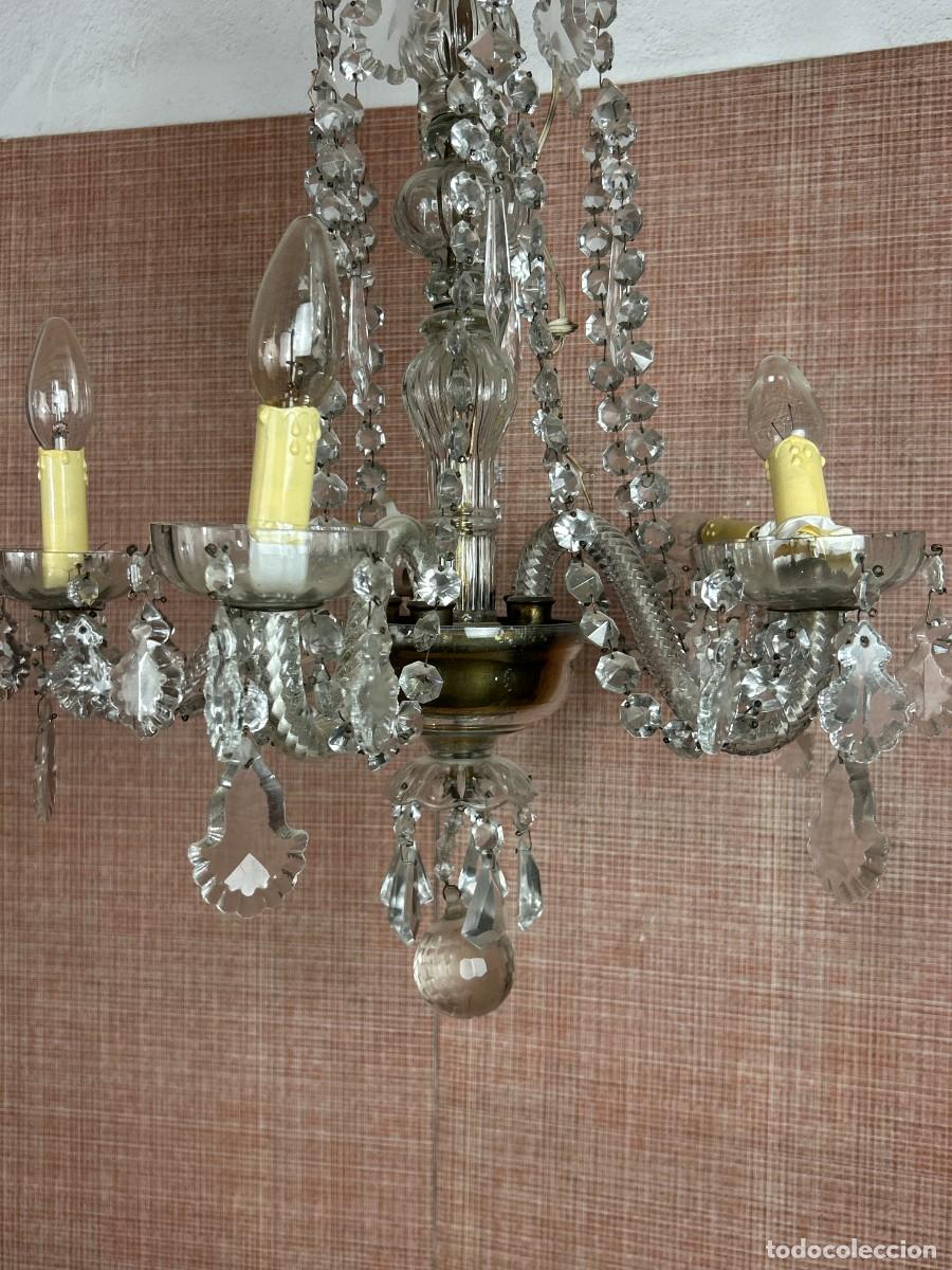 Vintage: L&aacute;mpara colgante Cristal - Foto 2