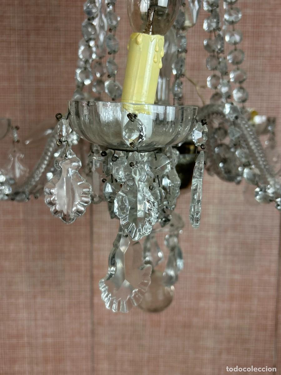 Vintage: L&aacute;mpara colgante Cristal - Foto 10