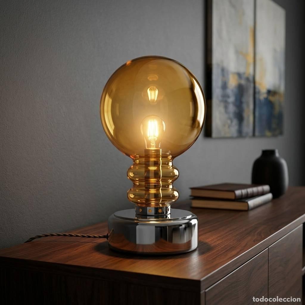 Vintage: L&Aacute;MPARA ESTILO SPACE AGE - Foto 1