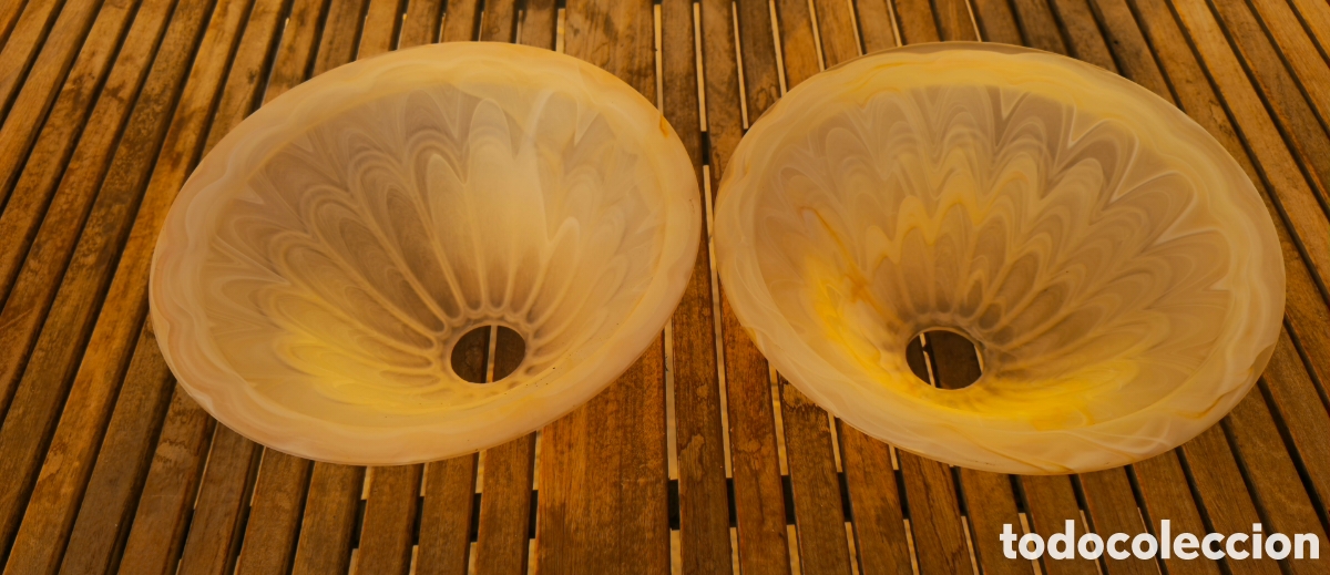 Vintage: Pareja tulipas opalinas - Foto 6