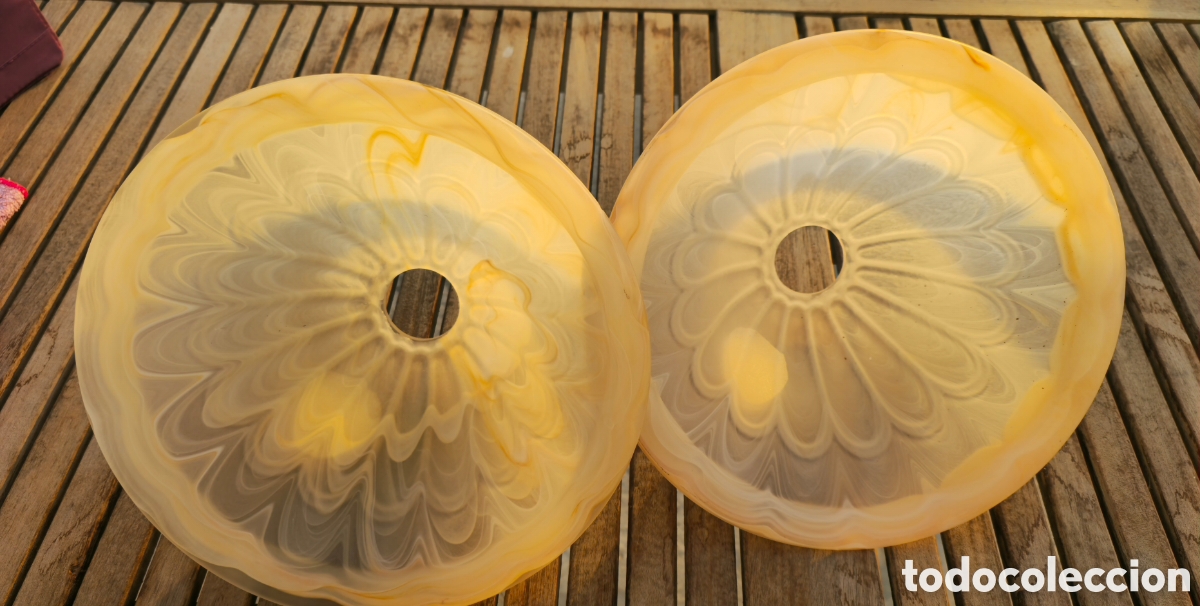 Vintage: Pareja tulipas opalinas - Foto 7
