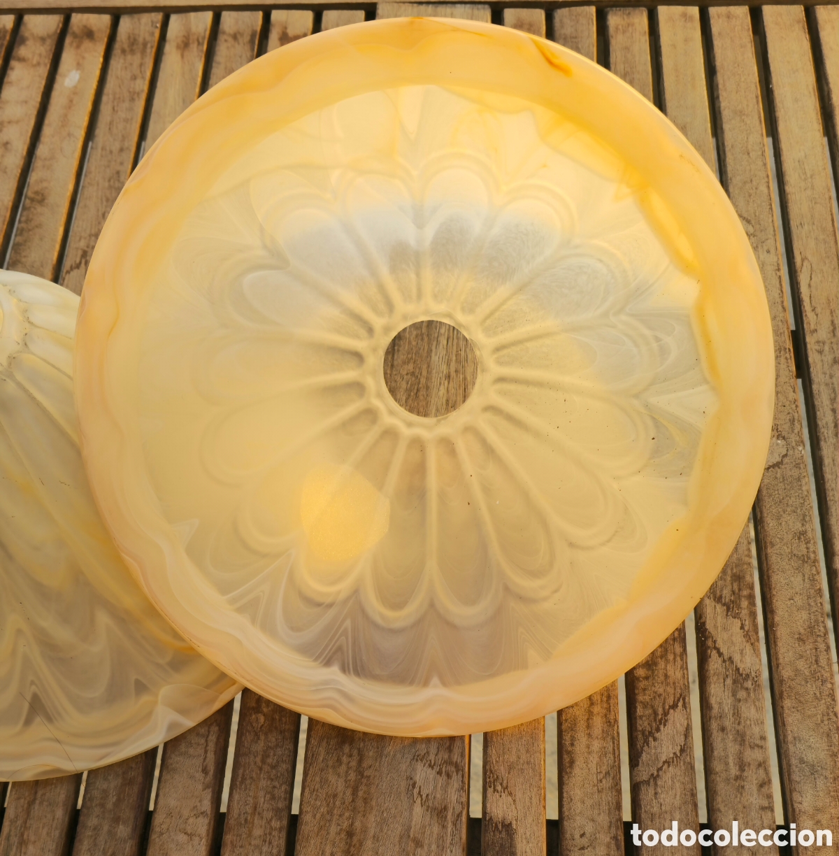 Vintage: Pareja tulipas opalinas - Foto 10