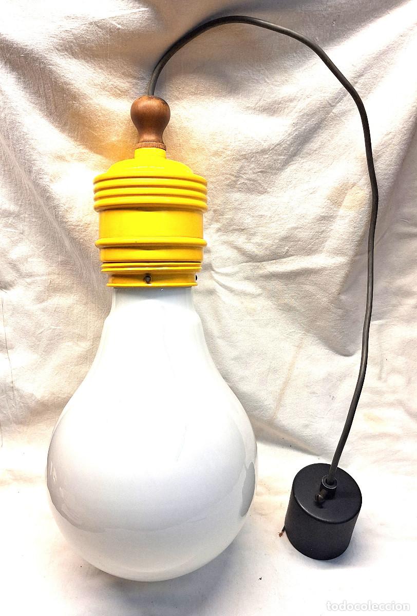 Vintage: Bombilla L&aacute;mpara Techo XXL Vintage, funciona.