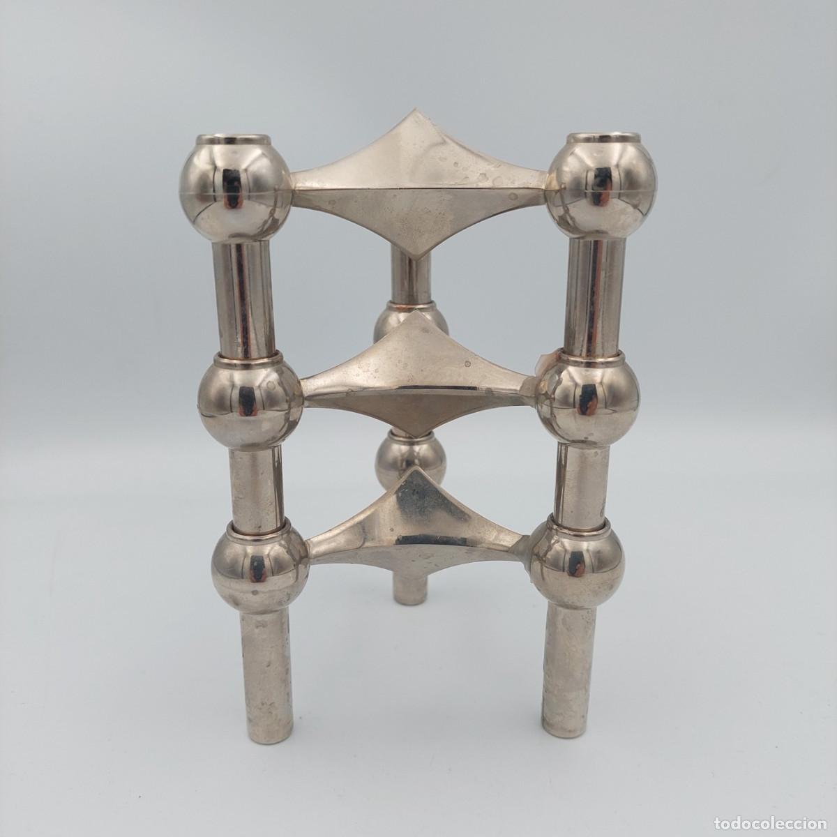Vintage: 3 Candelabro Ceasar Stoffi & Fritz Nagel