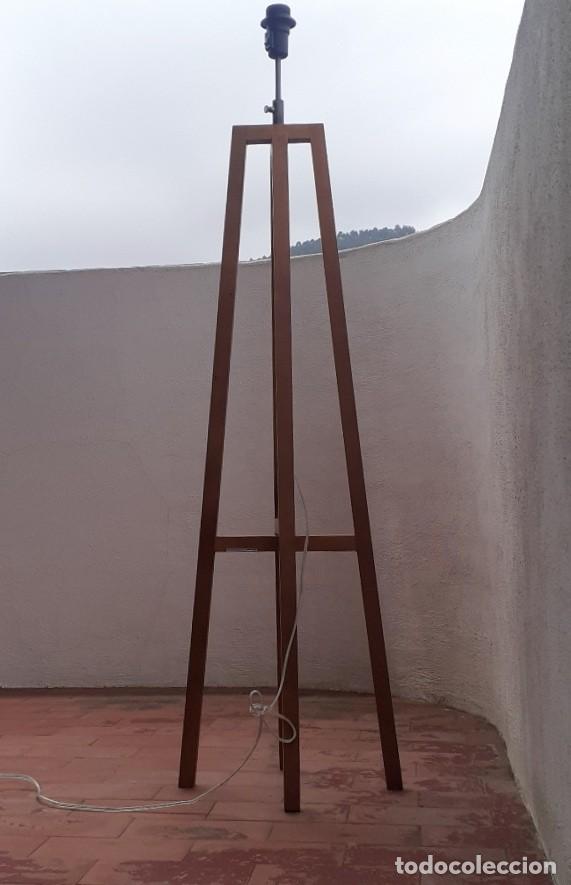 Vintage: L&aacute;mpara pie madera extensible ideal decoraci&oacute;n sal&oacute;n galer&iacute;a oportunidad env&iacute;o pen&iacute;nsula GRATISa