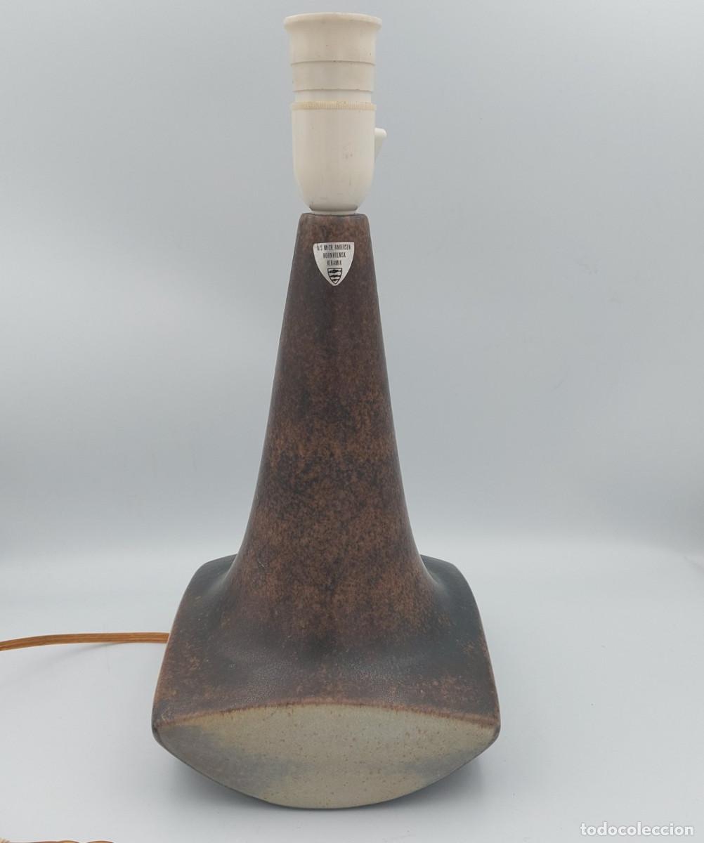 Vintage: Lampara modernista de ceramica Andersen Starck Dinamarca