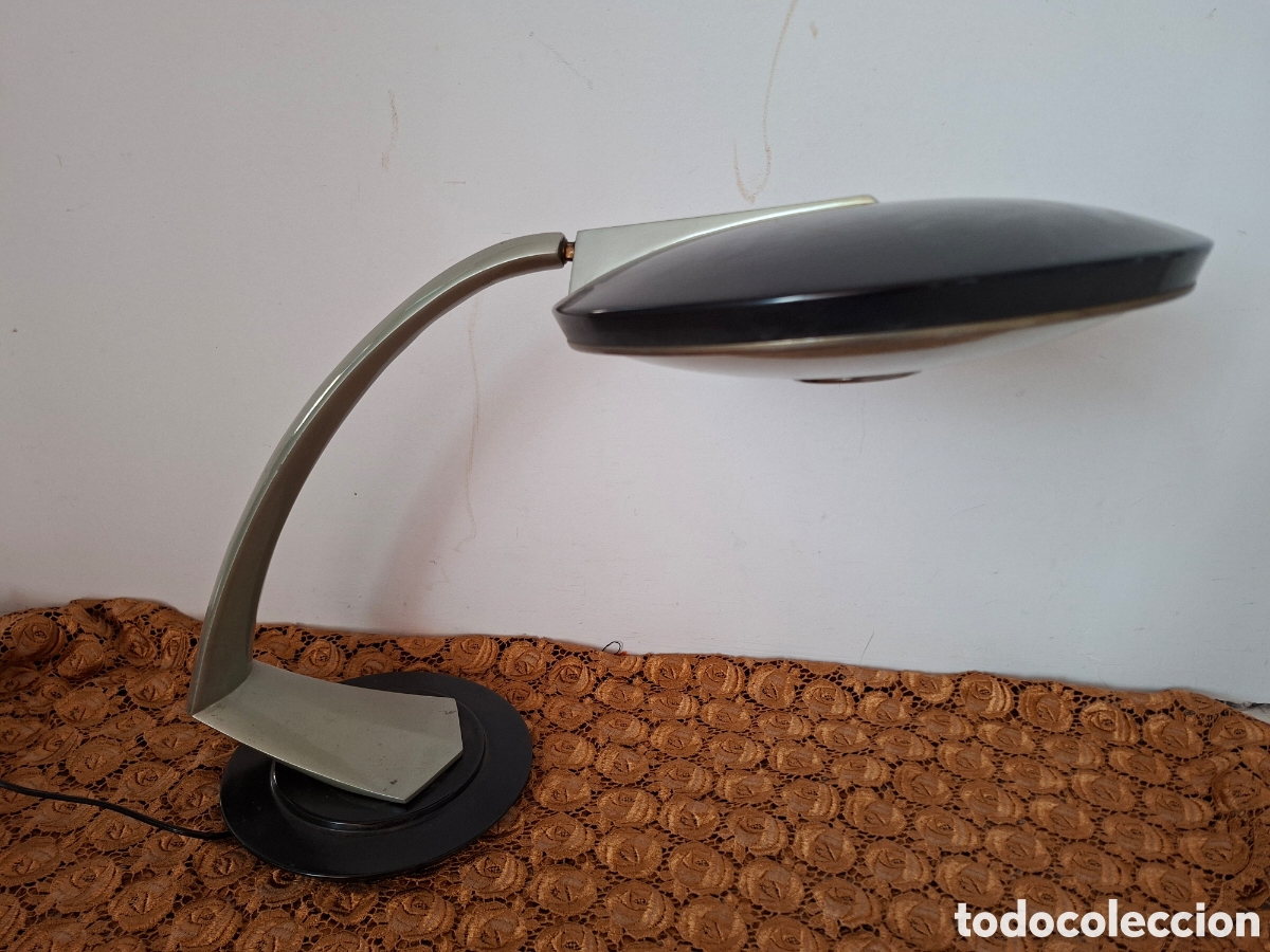 Vintage: L&aacute;mpara Fase Boomerang 64 / Boomerang 2000 &ndash; Dise&ntilde;o Luis P&eacute;rez de la Oliva &ndash; Space Age &ndash; a&ntilde;os 70