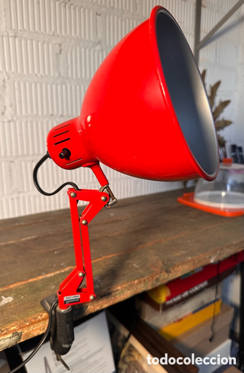 Vintage: L&Aacute;MPARA ARMA, METALARTE. NUEVA, A ESTRENAR. FOCO, INDUSTRIAL. &Eacute;POCA FASE, TRAMO.