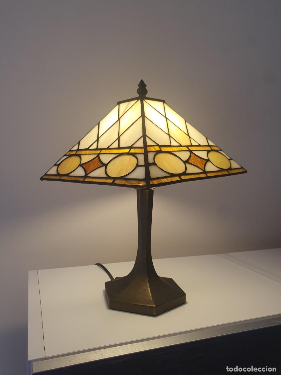 Vintage: L&aacute;mpara Massive estilo Tiffany - Foto 4