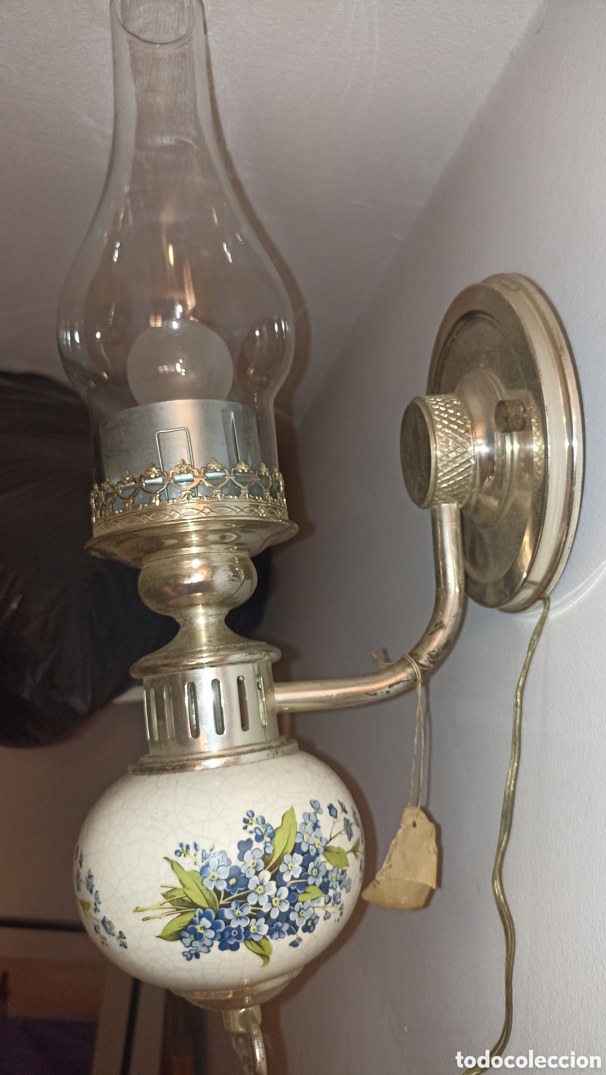 Vintage: Un precioso aplique plateado