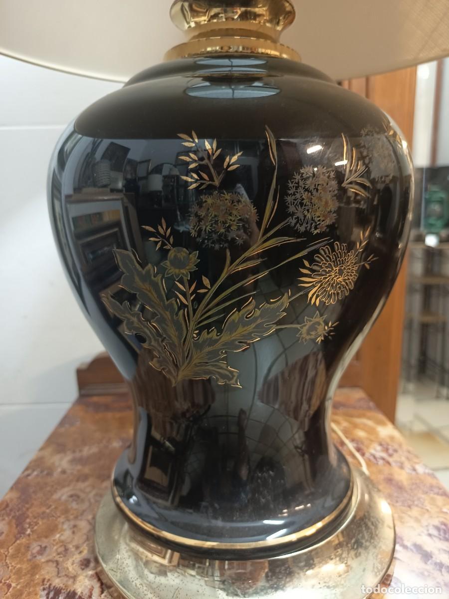 Vintage: L&aacute;mpara de mesa porcelana - Foto 2