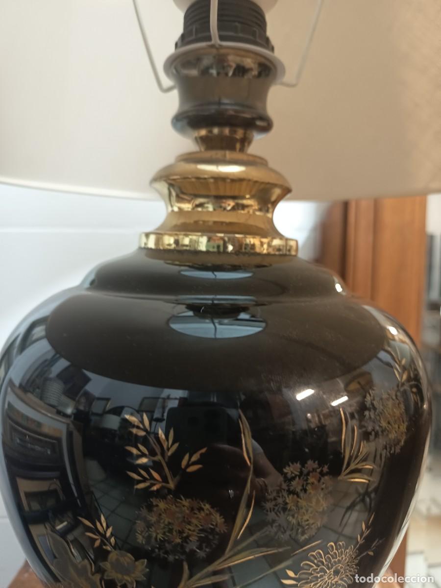 Vintage: L&aacute;mpara de mesa porcelana - Foto 3