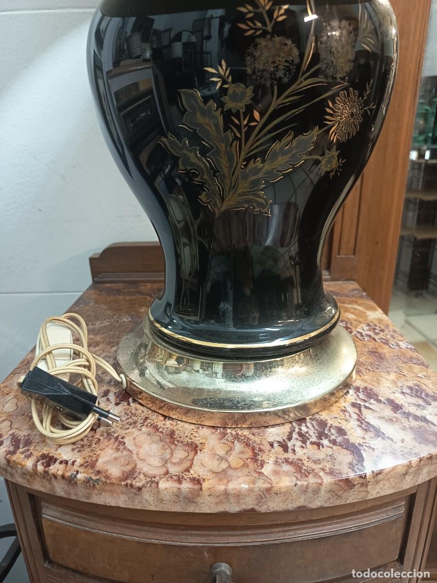 Vintage: L&aacute;mpara de mesa porcelana - Foto 5