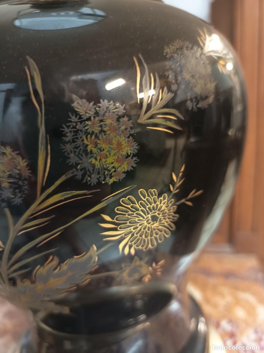 Vintage: L&aacute;mpara de mesa porcelana - Foto 6