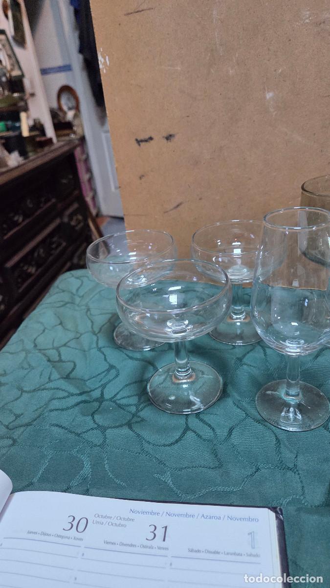 Vintage: lote de copas de cristal - Foto 4