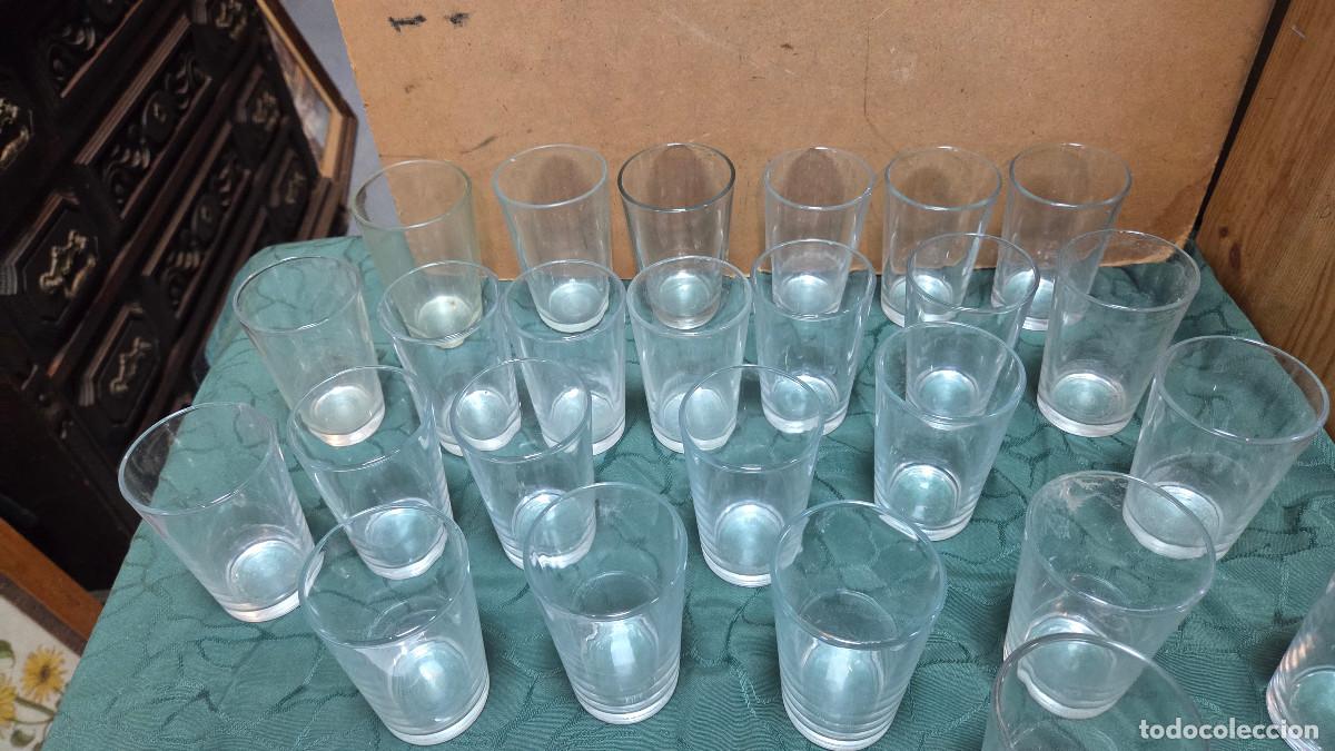 Vintage: 30 vasos de cristal cafeteria - Foto 3