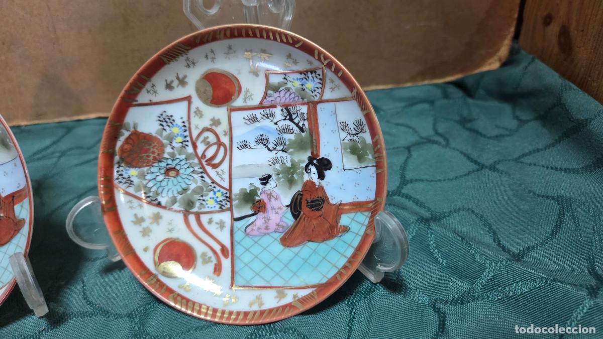 Vintage: 2 platos peque&ntilde;os oriental - Foto 2