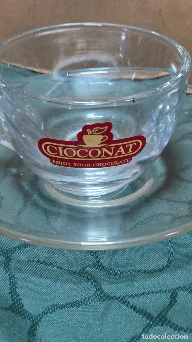 Vintage: plato y tazon de cristal - Foto 2