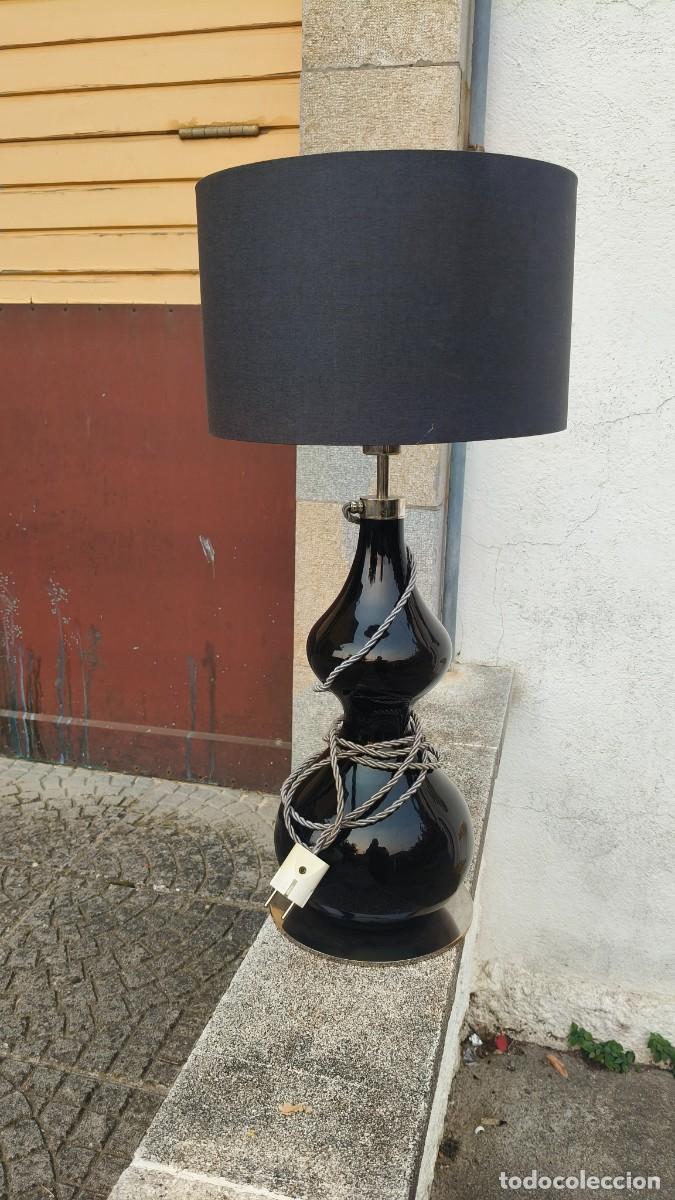 Vintage: Lampe gourde Valentina St Laurent sign&eacute;e exceptionnel etat