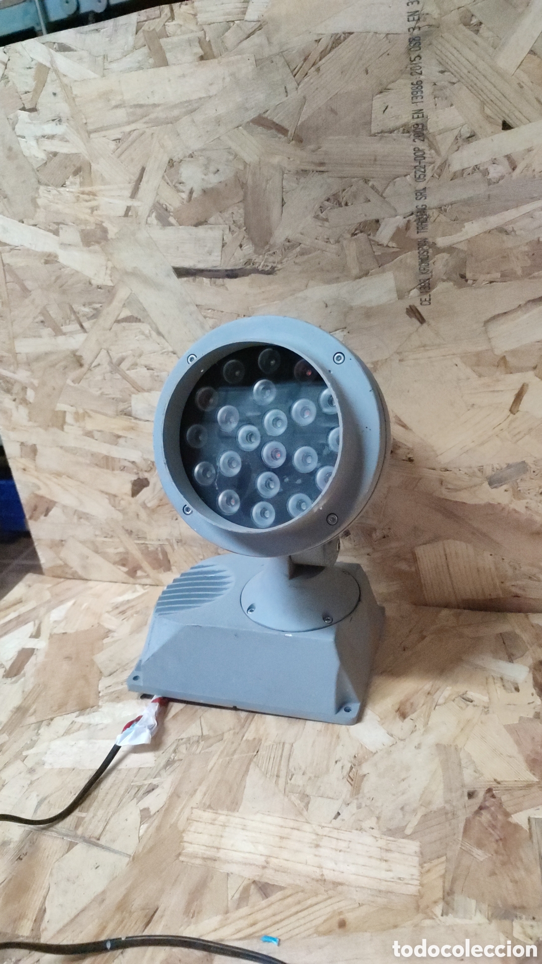 Vintage: Foco deflector de luces rojas y azules para discotecas y otros. Dorvil a&ntilde;os 90??