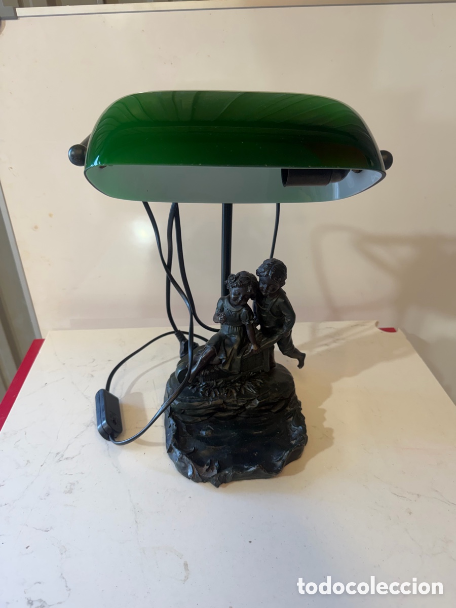 Vintage: L&aacute;mpara Vintage Ni&ntilde;os Verde