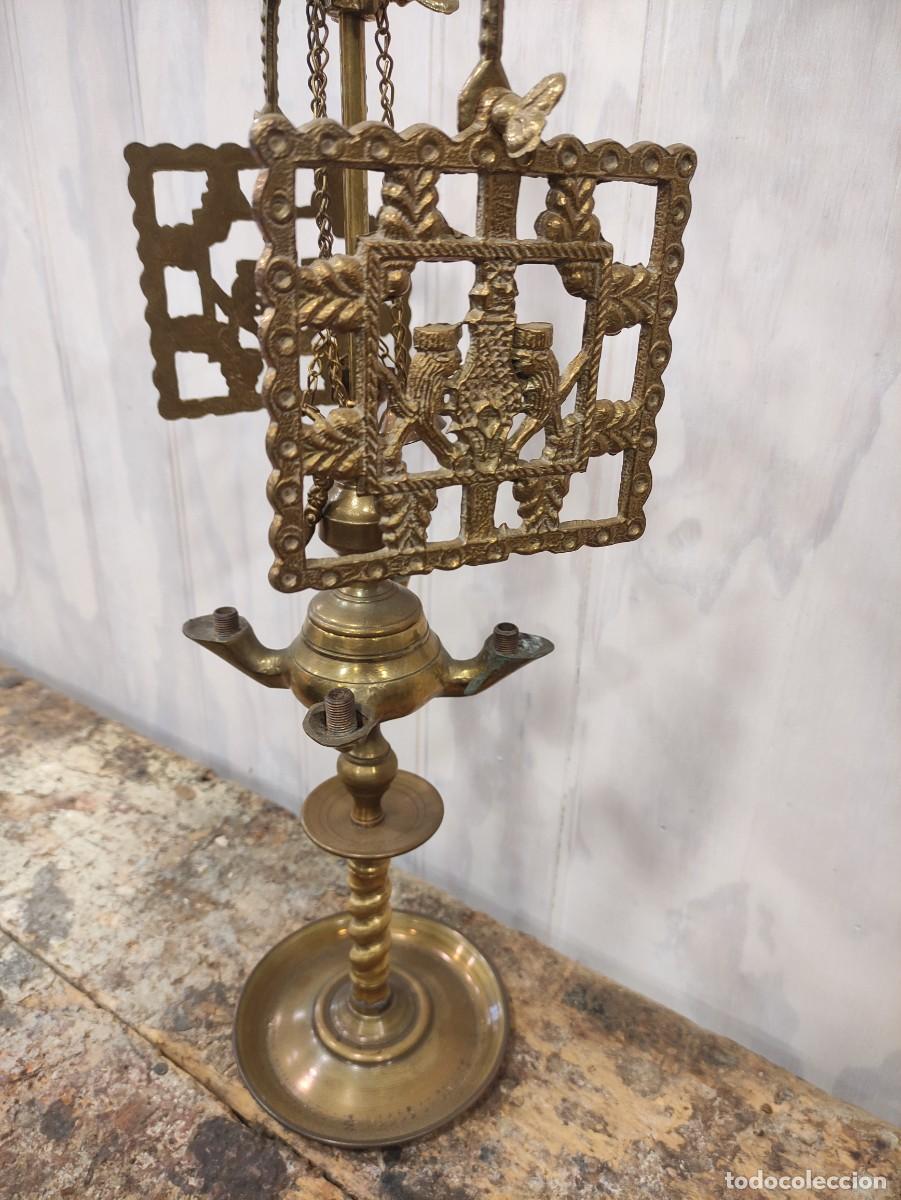 Vintage: Lampara de aceite Lucerna vel&oacute;n - Foto 4