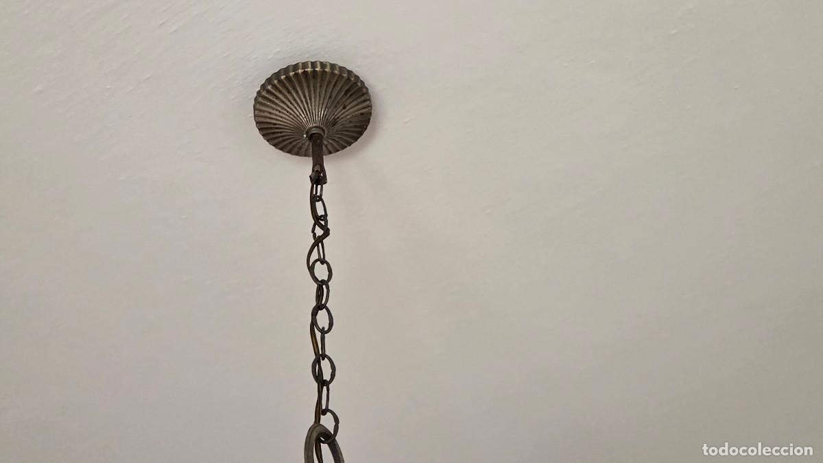 Vintage: lampara globo antiguo - Foto 3