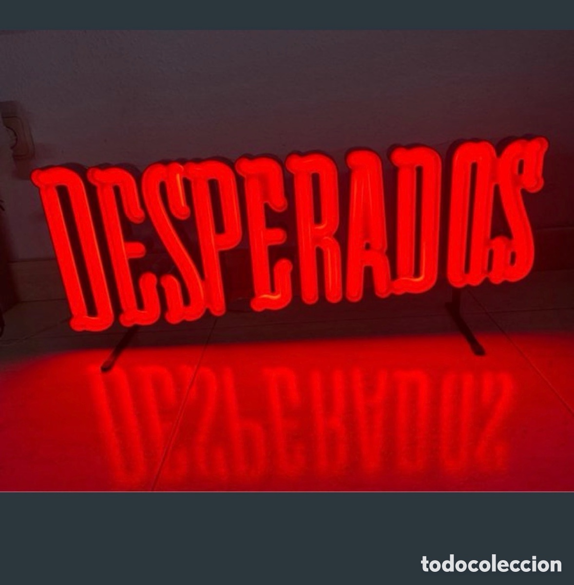 Vintage: Cartel desperados luminoso