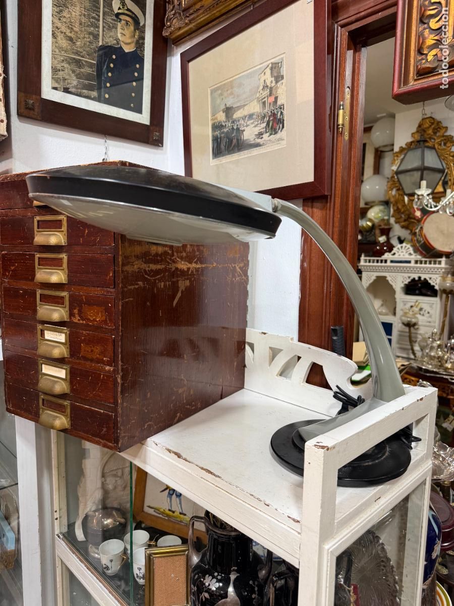 Vintage: ANTIGUA LAMPARA DE ESTUDIO FASE BOOMERANG - VINTAGE