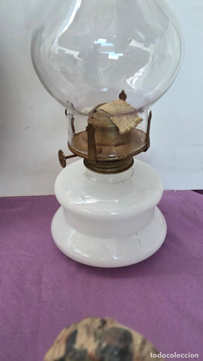 Vintage: quinque antiguo opalino - Foto 3