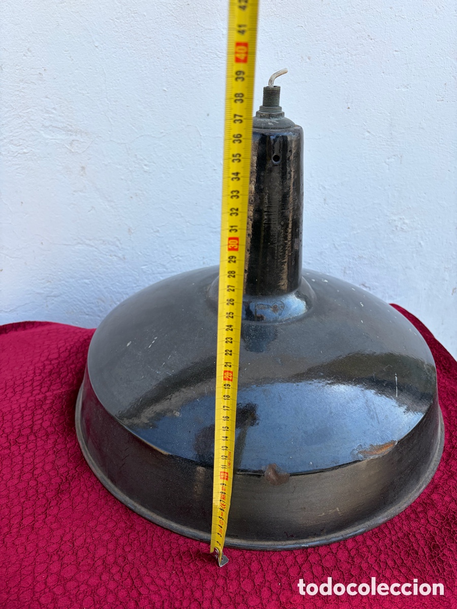 Vintage: 2 FOCOS VINTAGE INDUSTRIAL MUY GRANDES