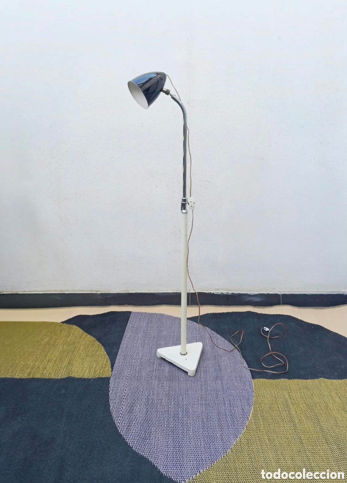 Vintage: LAMPARA PIE MEDICO A&Ntilde;OS 50 // VINTAGE MID CENTURY INDUSTRIAL BAUHAUS CONSULTORIO TALLER FLEXO