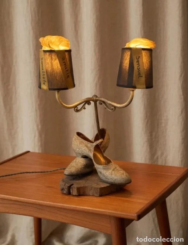 Vintage: L&aacute;mpara de Mesa Vintage Francisco Alegre Versalles Obra