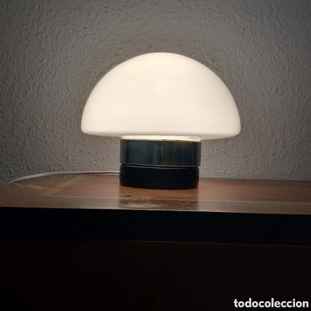 Vintage: LAMPARA SETA SPACE AGE(A&Ntilde;OS 60-70's)