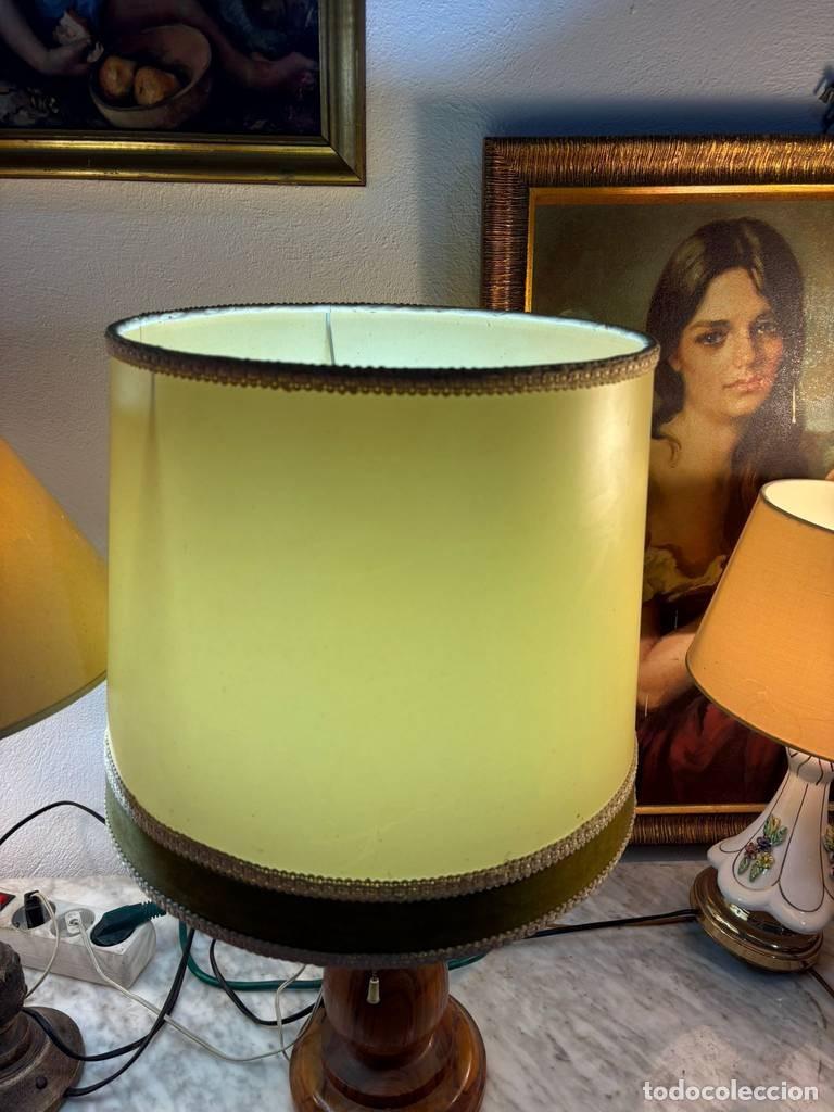 Vintage: L&Aacute;MPARA DE MESA CL&Aacute;SICA - Foto 3