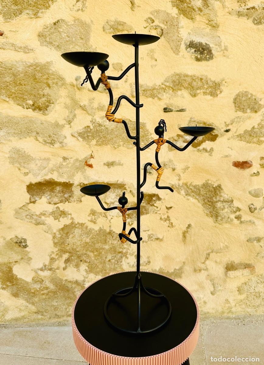 Vintage: Candelabro Mid-Century Estilo Laurids L&oslash;nborg 52cm