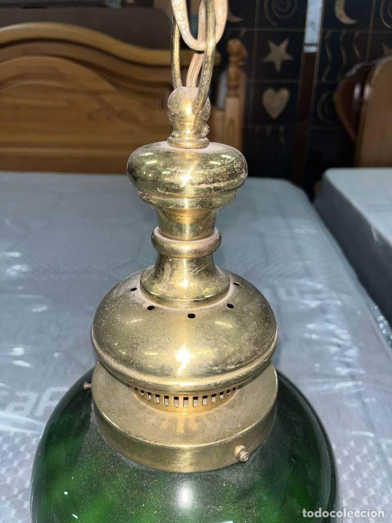 Vintage: L&Aacute;MPARA DE TECHO VERDE - Foto 5
